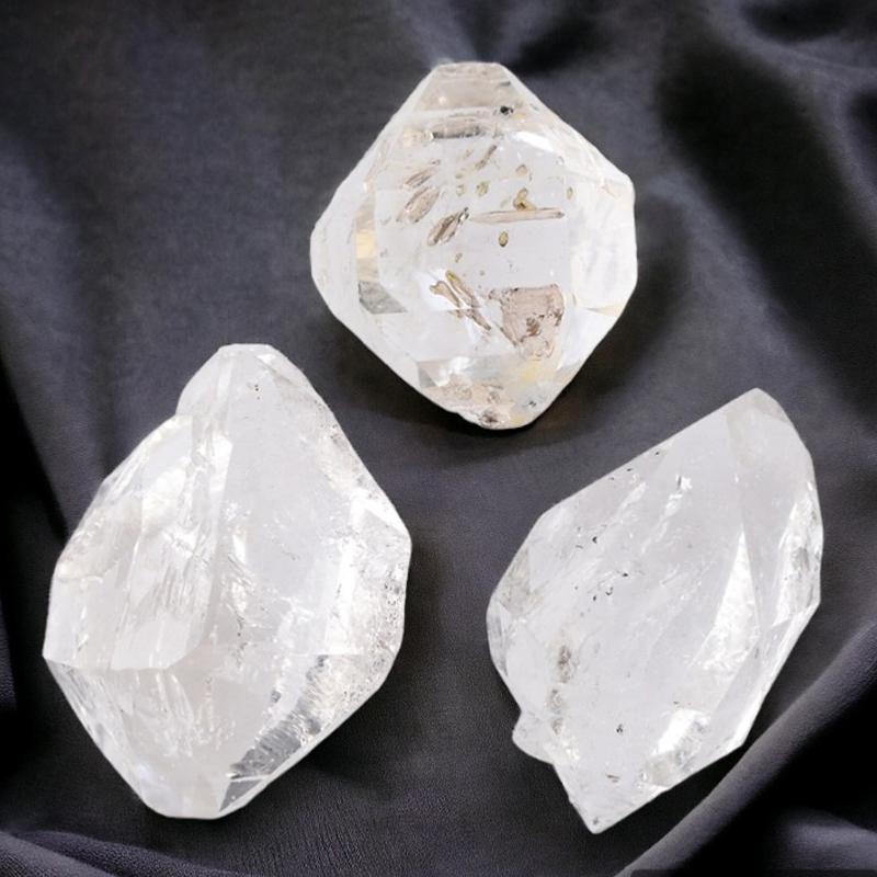Lot 2g Cristal Diamant Herkimer Pakistan (1 - 5mm) - La Boite à Cailloux