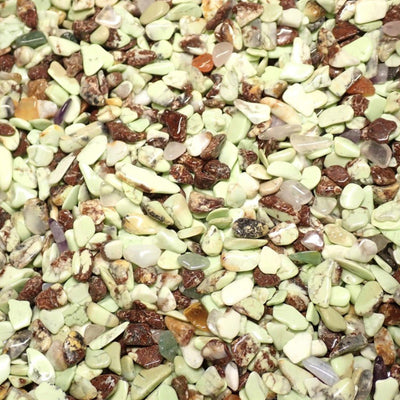 Lot chrysoprase citron Brésil A (mini-pierre roulée XS) - 100g