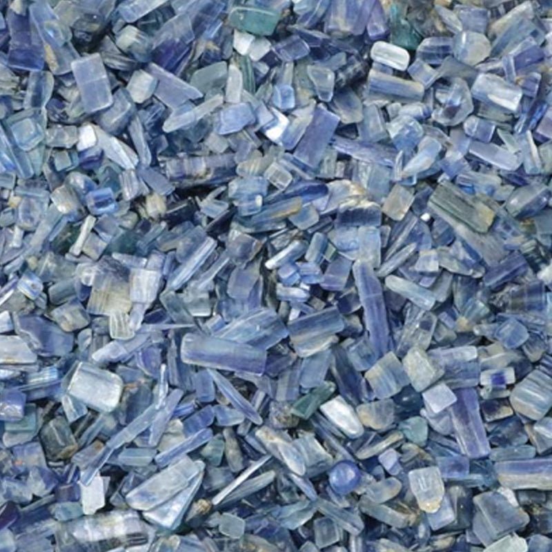Lot Cyanite bleue ou Disthène Brésil A (mini - pierre roulée XXS) - 100g - La Boite à Cailloux