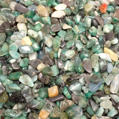 Lote de ojo de tigre africano (mini piedra laminada XXS) - 100g