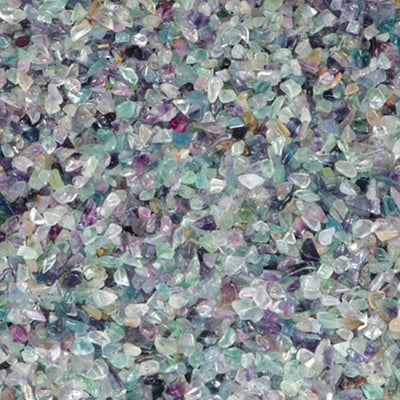 Lot Fluorine multicolore Chine AA (mini-pierre roulée XXS) - 100g