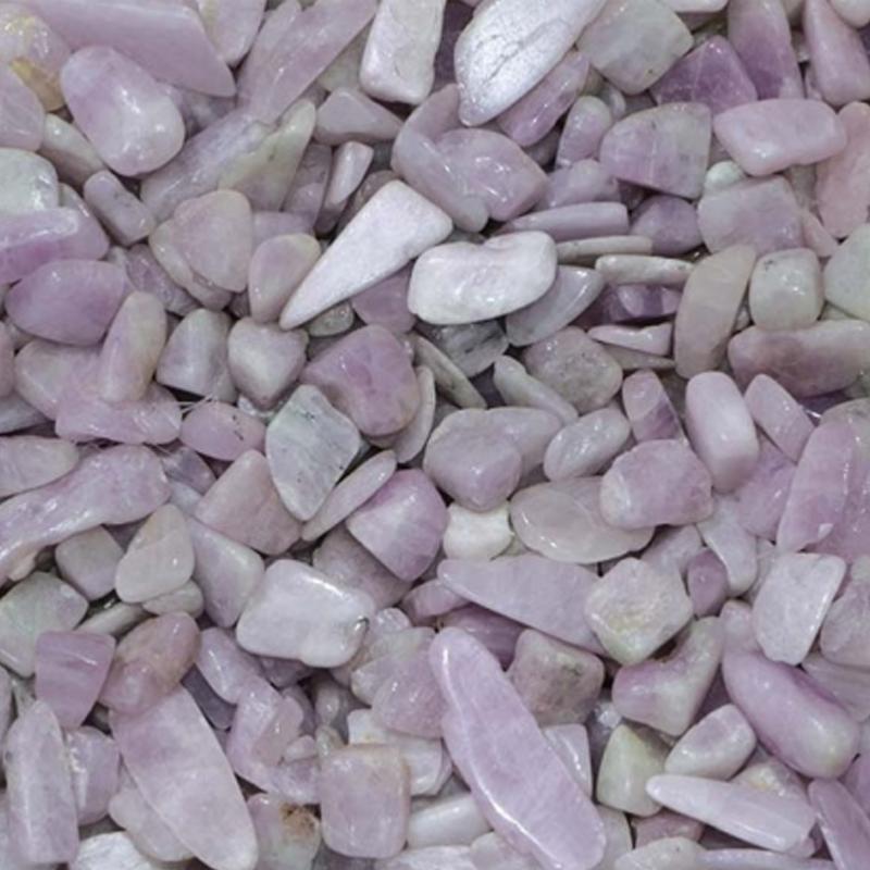 Lot Kunzite Afghanistan A (mini - pierre roulée XS) - 100g - La Boite à Cailloux