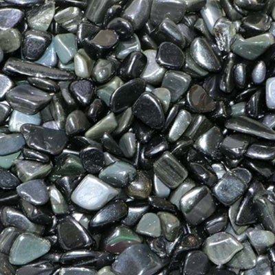 Lot obsidienne arc en ciel Mexique AA (mini-pierre roulée XS) - 100g