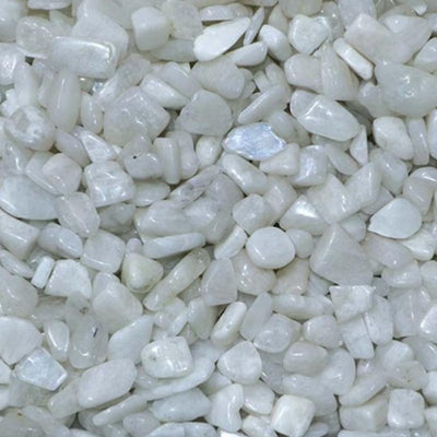 Rainbow Moonstone (Peristerite) Lot from India AA (XS Mini Tumbled Stone) - 100g