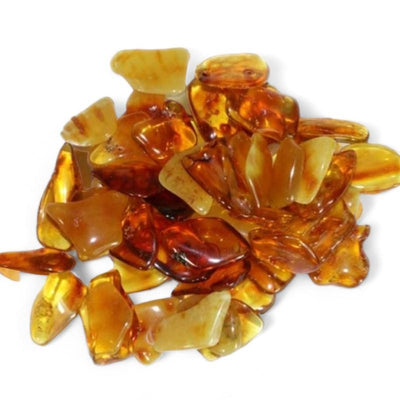 Lot pierres roulées ambre naturel de la mer Baltique - 5g