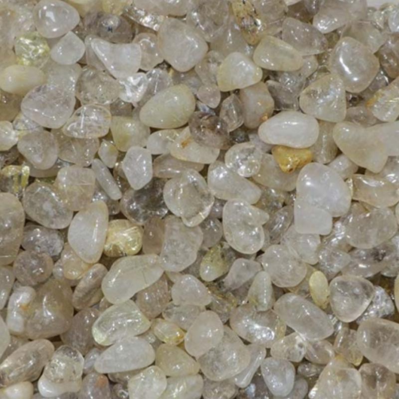 Lot quartz rutile Brésil AA (mini - pierre roulée XS) - 100g - La Boite à Cailloux