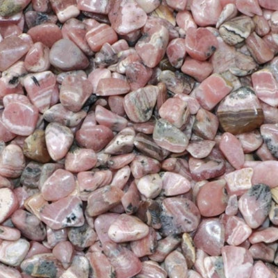Lot rhodochrosite Argentine A+ (mini-pierre roulée XS) - 100g