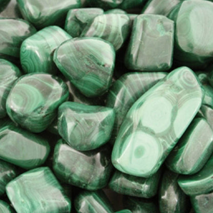 Malachite Congo A+ (pierre roulée) - La Boite à Cailloux
