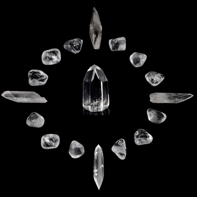 Mandala universel de vie (cristal de roche) - La Boite à Cailloux