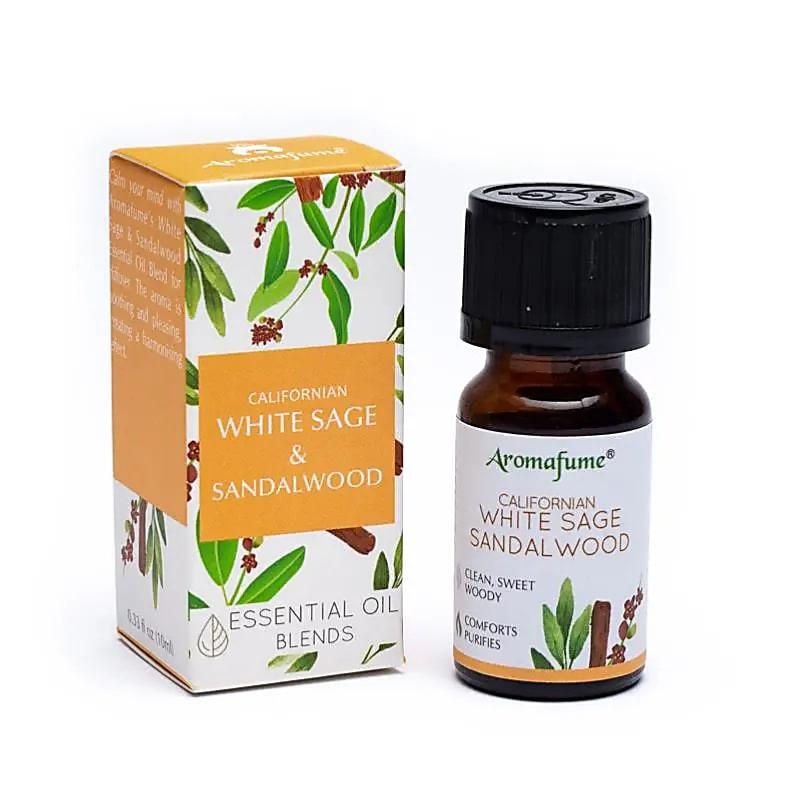 Mélange huiles essentielles Sauge blanche /Bois de Santal 10ml - La Boite à Cailloux