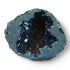Mini géode Quartz vaporisé bleu océan Maroc A - La Boite à Cailloux