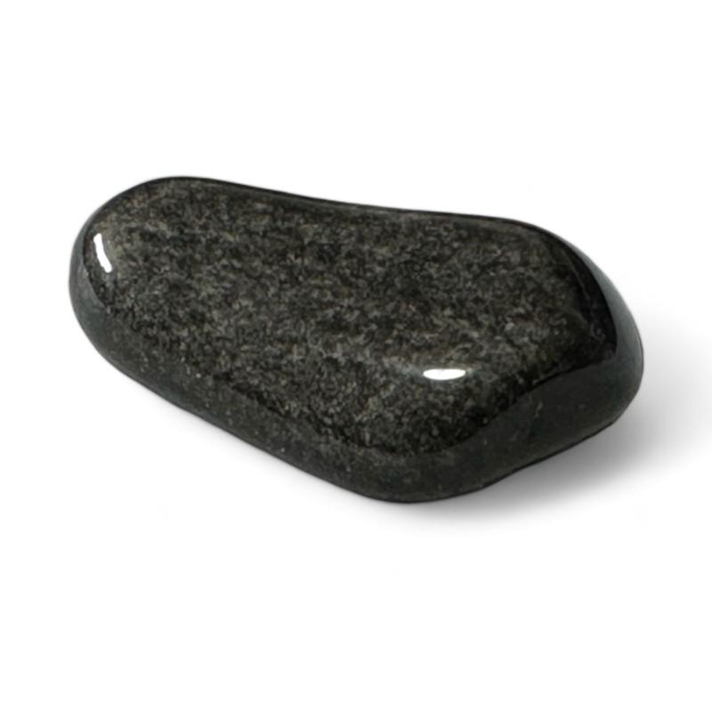 Obsidienne argentée Mexique AB (pierre roulée) - La Boite à Cailloux