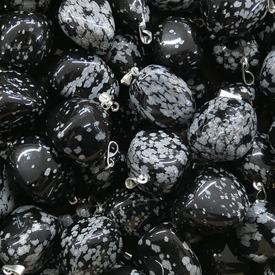 Obsidiana nieve México A+ (piedra laminada)