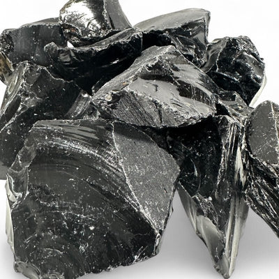 Black Obsidian Mexico A (rough stone)