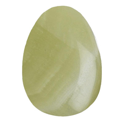 Green aragonite egg Peru A - 48mm