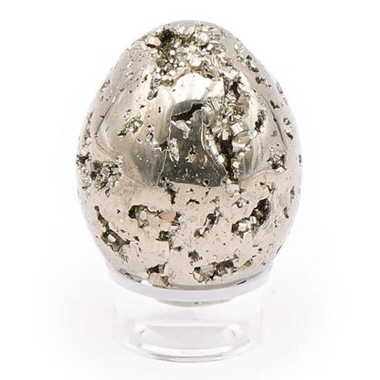 Oeuf pyrite Pérou AA - 70 - 80mm - La Boite à Cailloux