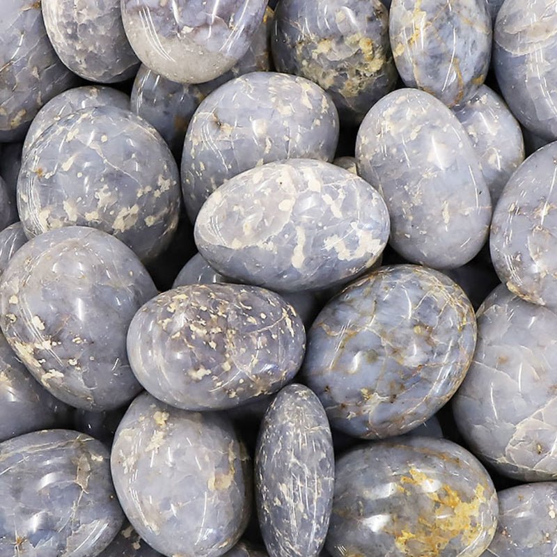 Opale bleue Madagascar A (Galet XL) - La Boite à Cailloux