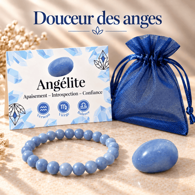 Pacchetto "Dolcezza degli angeli" Angelite Perù A