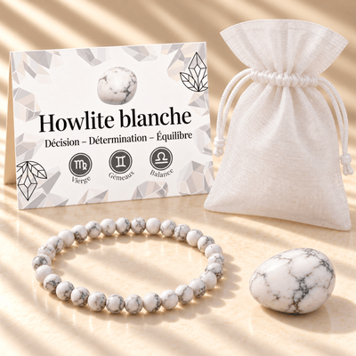 Pack "Douceur minérale" Howlite