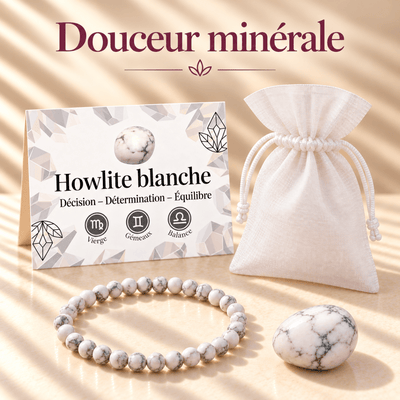 Pack "Dolcezza minerale" Howlite Zimbabwe A