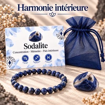 Pack "Harmonie intérieure" Sodalite Brésil A