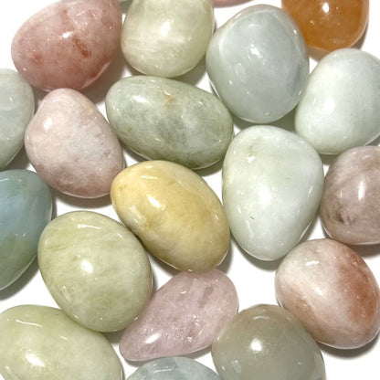 Pack "Harmonie pastel" Béryls multicolores Brésil A+ - La Boite à Cailloux