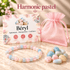Pack "Harmonie pastel" Béryls multicolores Brésil A+ - La Boite à Cailloux