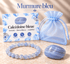Pack "Murmure bleu" Calcédoine bleue Namibie AA - La Boite à Cailloux