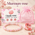 Pack "Murmure rose" Opale rose Pérou AA - La Boite à Cailloux