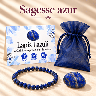 Pack "Sagesse azur" Lapis-lazuli Afghanistan AA