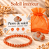 Pack « Soleil intérieur » Pierre de soleil Inde AA - La Boite à Cailloux