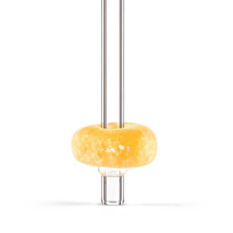 Paille VitaJewel calcite orange - La Boite à Cailloux