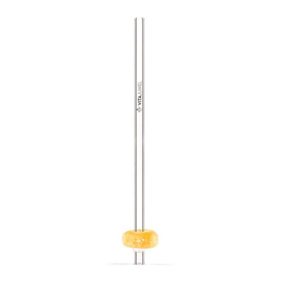 VitaJewel orange calcite straw