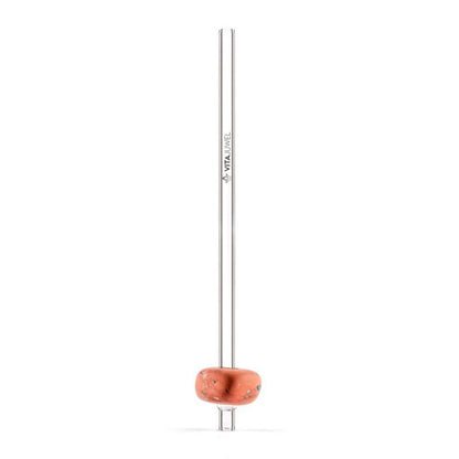 Paille VitaJewel jaspe rouge - La Boite à Cailloux