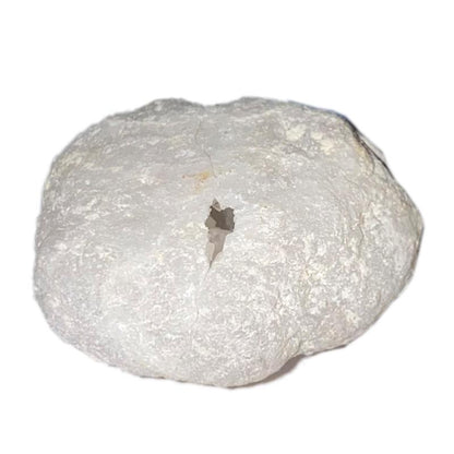Paire de géodes de crIstal de roche Maroc (taille S) 50 - 80mm - La Boite à Cailloux