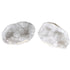 Paire de géodes de crIstal de roche Maroc (taille S) 50 - 80mm - La Boite à Cailloux