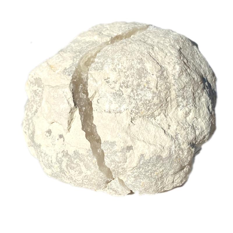 Paire de géodes de crIstal de roche Maroc (taille XL) 120 - 150mm - La Boite à Cailloux
