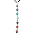 Pendentif 7 chakras + cordon - La Boite à Cailloux