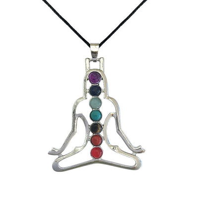7 chakra pendant + cord
