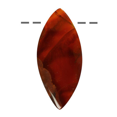 Colgante ágata marquesa Cóndor A (piedra agujereada) + cordón