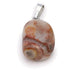 Pendentif agate crazy lace Mexique A (pierre roulée) - La Boite à Cailloux