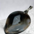 Pendentif agate cristallisée Brésil AA acier inoxydable - La Boite à Cailloux