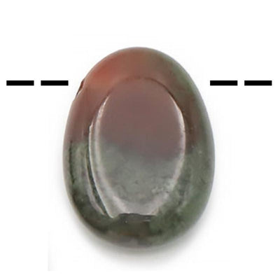 Colgante ágata india Brasil A (piedra agujereada) + cordón
