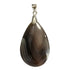 Pendentif agate naturelle Brésil A goutte argent 925 - La Boite à Cailloux