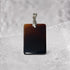 Pendentif agate naturelle Brésil AA acier inoxydable - La Boite à Cailloux