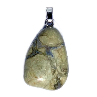 Colgante de ágata Thunderegg Australia A (piedra amuleto) Hebilla de plata 925