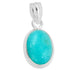 Pendentif amazonite Pérou AA argent 925 - La Boite à Cailloux