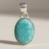 Pendentif amazonite Pérou AA argent 925 - La Boite à Cailloux