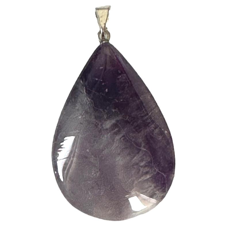 Pendentif améthyste Brésil A goutte - La Boite à Cailloux
