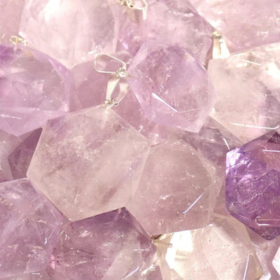 Brazilian amethyst pendant A (Seal of Solomon)